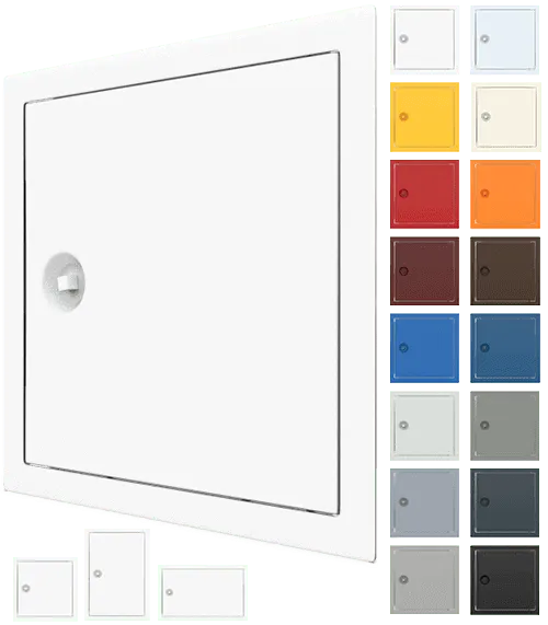 Trappe de visite métallique sur mesure plusieurs tailles, différentes couleurs Trappe de visite métallique sur mesure plusieurs tailles, différentes couleurs