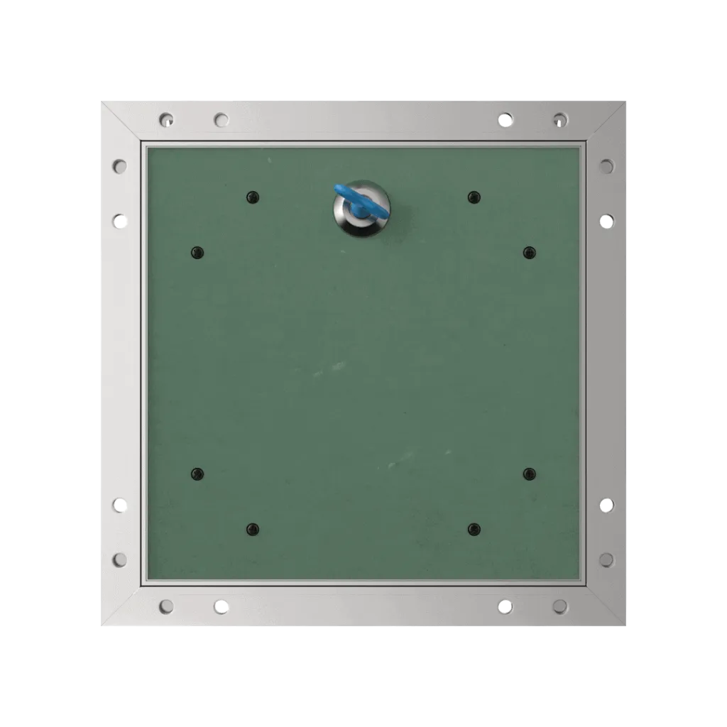 Trampilla de inspección Tempo Eco Star para placa de yeso BA 13, cerradura de cuadradillo, 150×300 a 1400×1400 mm