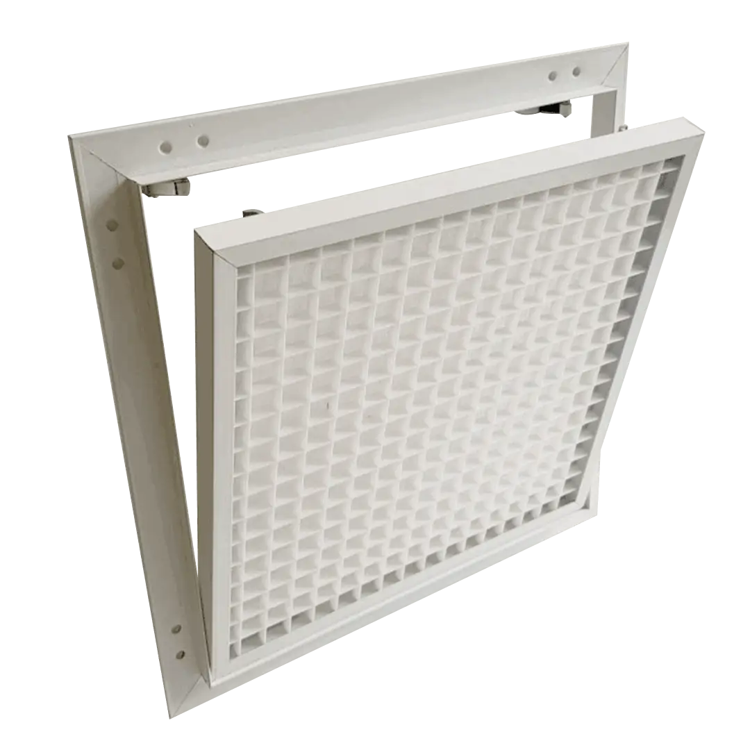 trappe-de-visite-avec-grille-plastique-125-mm-eco-ventil-1.webp Trampilla de inspección Tempo Eco Ventil con rejilla de ventilación de plástico para tabiques y conductos