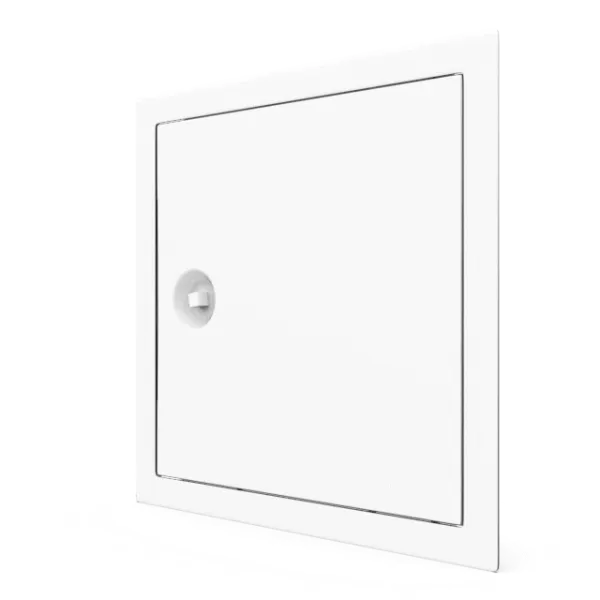 Trampilla de Inspección Metálica Blanca Tempo Softline - Cerradura de Cuadradillo - Imagen 3