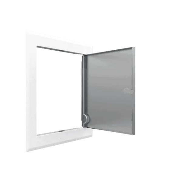 Trampilla de Inspección Metálica Blanca Tempo Softline - Cerradura de Cilindro - Imagen 6