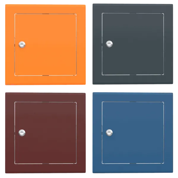 Trampilla de Inspección Metálica de Color Tempo Softline - Cerradura de Cilindro - Imagen 2