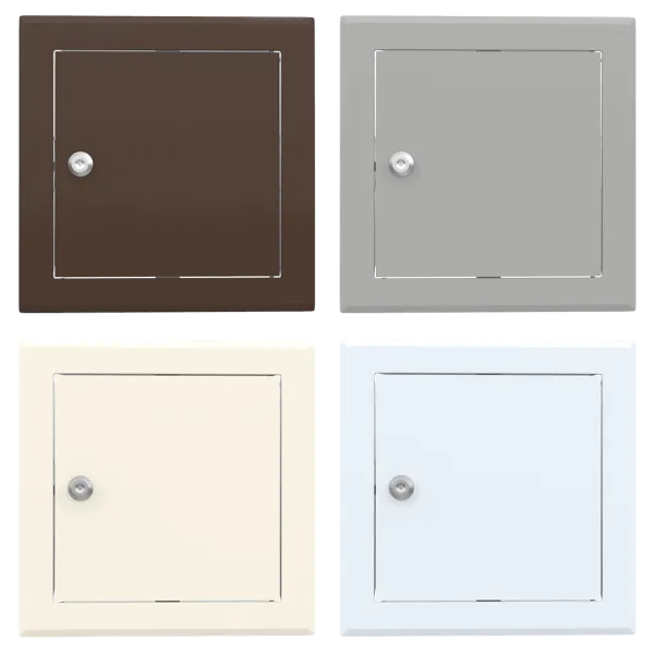 Trampilla de Inspección Metálica de Color Tempo Softline - Cerradura de Cilindro - Imagen 3