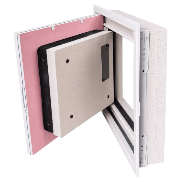 Trampilla cortafuego EI90 Softline acero para muros macizos y huecos técnicos